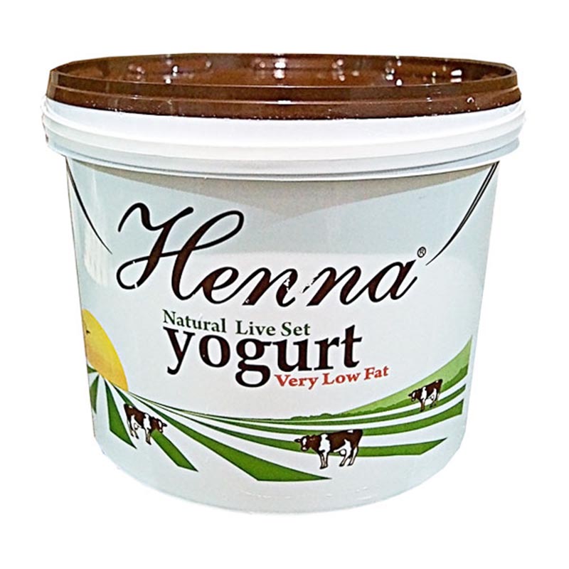 Henna Natural Live Set Yogurt 10kg (Very Low Fat) - Syldon Foods