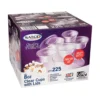 SATCO 8oz Clear Plastic Cups with Lids (QTY 225)